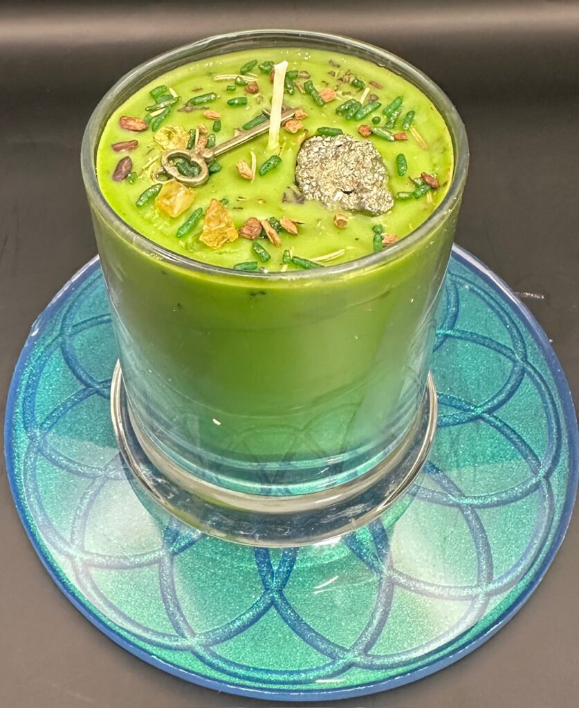 candle-making chaos green