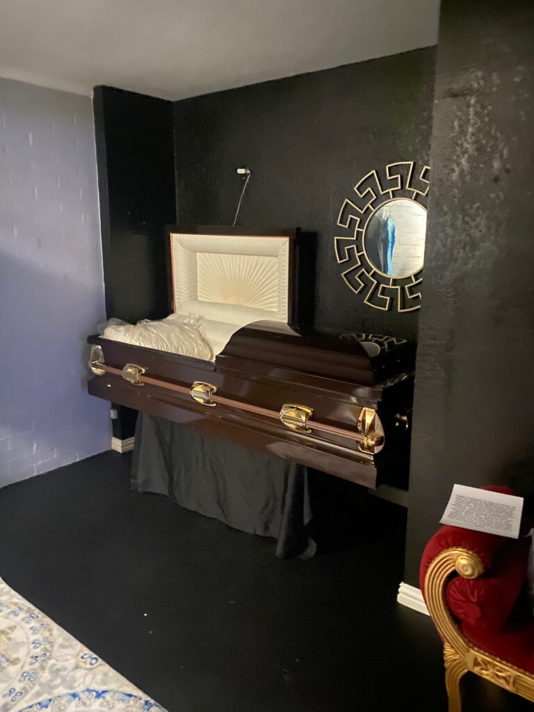 Trashmagick Alchemy shop coffin